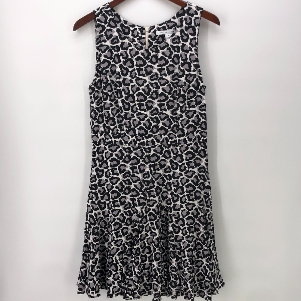 Diane Von Furstenberg Leopard Print Dress 10